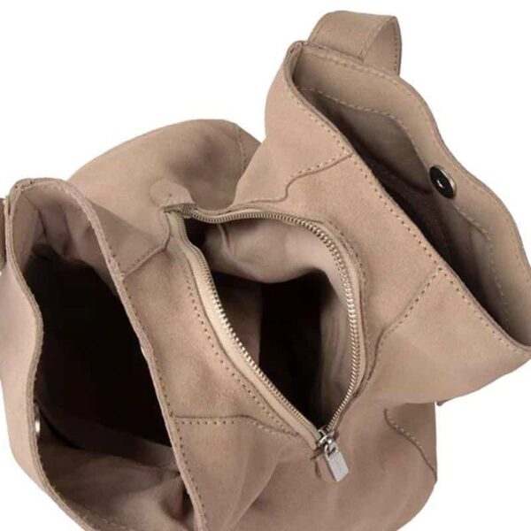 Cowboysbag Suede Handbag Bowman Sand