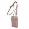 Cowboysbag Suede Phone Purse Richfield Gargoyle Grey