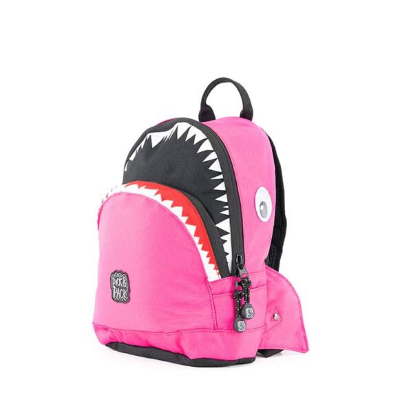 Pick & Pack Backpack Shark Shape Fuchsia