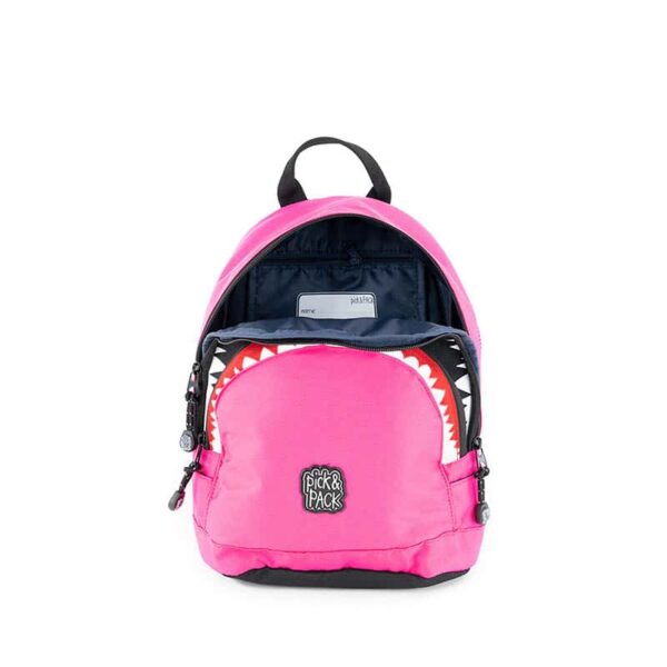 Pick & Pack Backpack Shark Shape Fuchsia