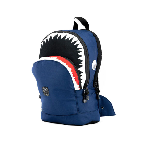 Pick & Pack Shark Shape Backpack M Navy