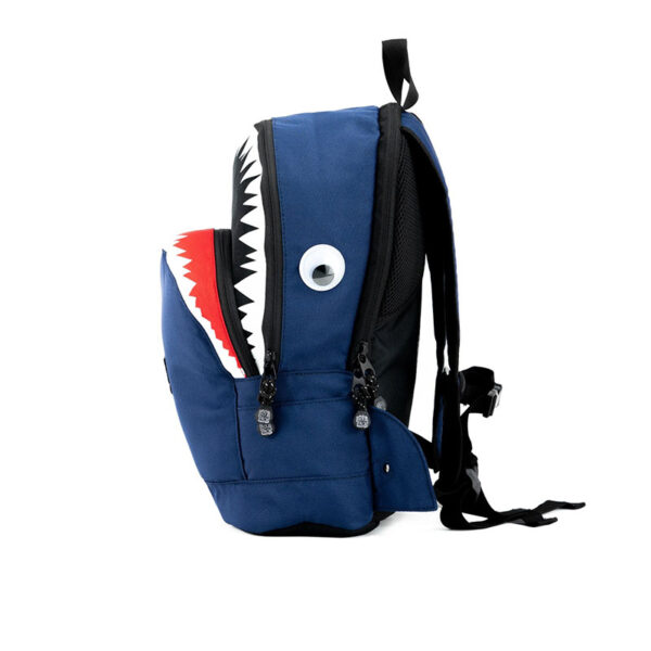 Pick & Pack Shark Shape Backpack M Navy