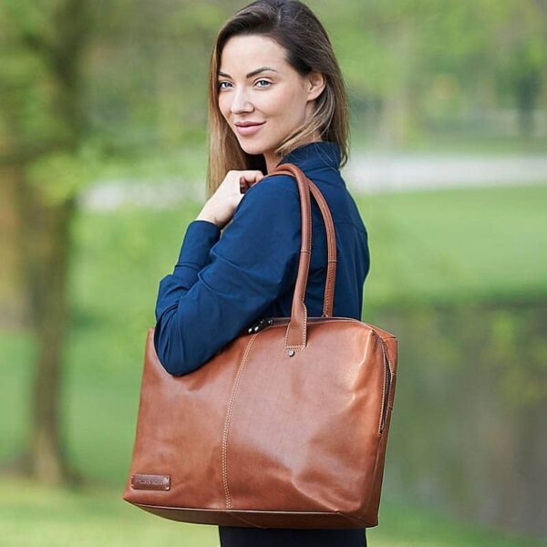 Plevier Navigator Beidou 15-inch Laptopbag Brown