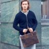 Plevier Retro Babbage Laptopbag 15-inch Brown