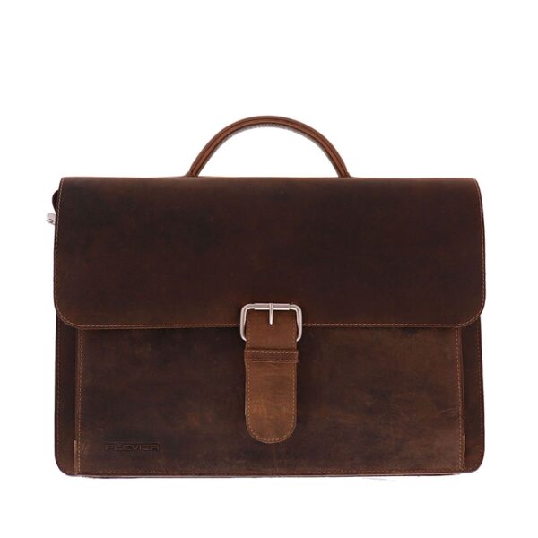 Plevier Retro Darwin Laptopbag 15-inch Brown