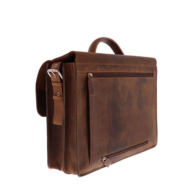Plevier Retro Darwin Laptopbag 15-inch Brown