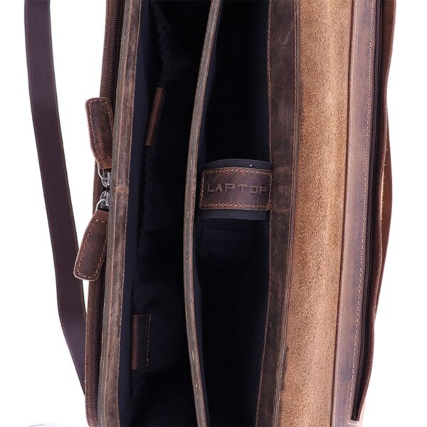 Plevier Retro Darwin Laptopbag 15-inch Brown