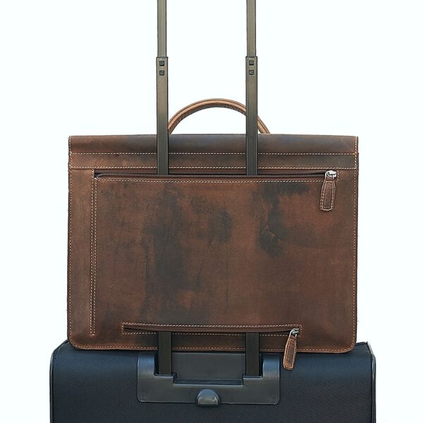 Plevier Retro Newton Laptopbag 15-inch Brown