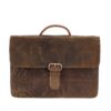 Plevier Retro Zeppelin Laptopbag 17-inch Brown