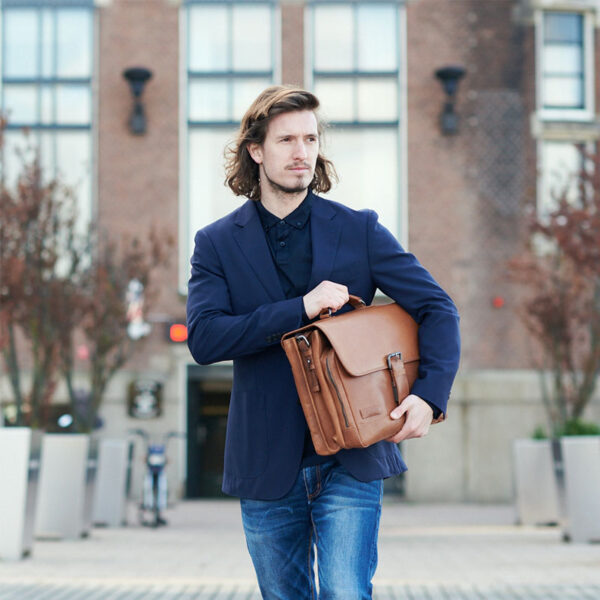 Plevier Basalt 15" Laptopbag Brown
