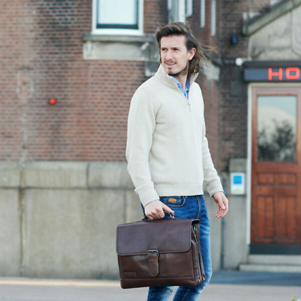 Plevier Basalt 15" Laptopbag Brown
