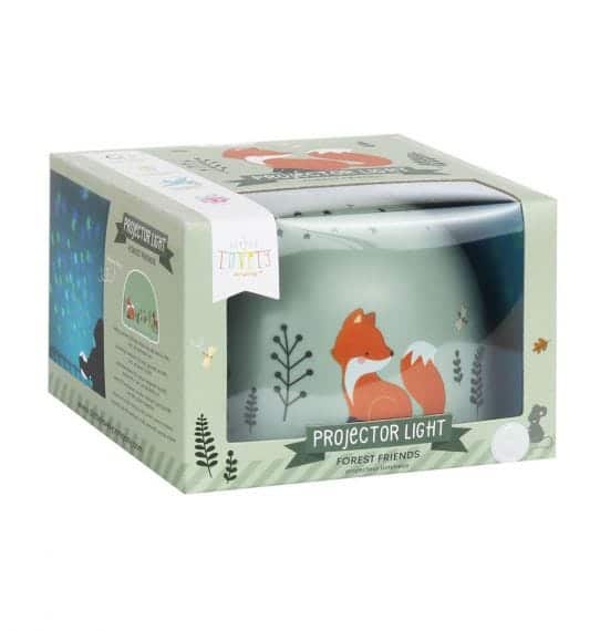 A Little Lovely Company Projector Light Forest Friends
