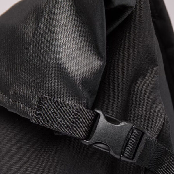 Sandqvist Alfred Backpack Black with Black webbing