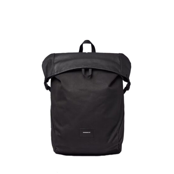 Sandqvist Alfred Backpack Black with Black webbing