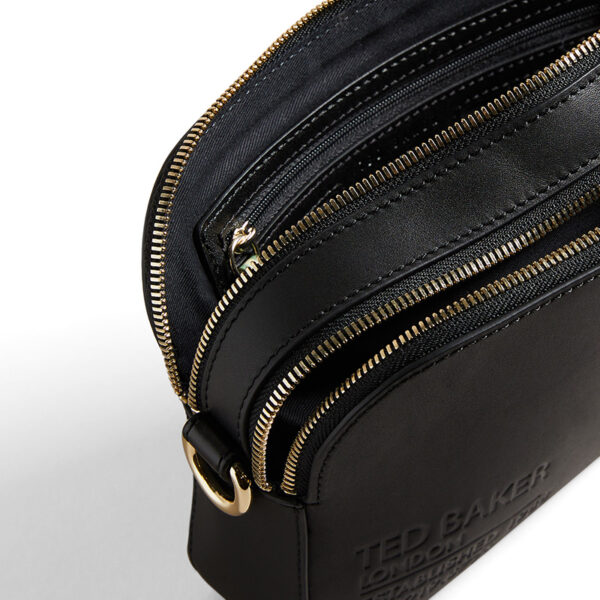 Ted Baker Darcelo Branded Webbing Camera Bag Jet Black