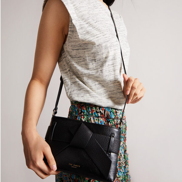 Ted Baker Jimsina Bow Crossbody Bag Jet Black