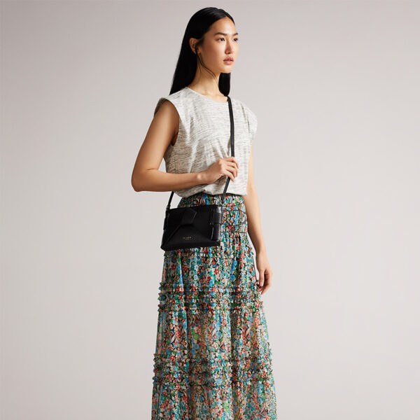 Ted Baker Jimsina Bow Crossbody Bag Jet Black