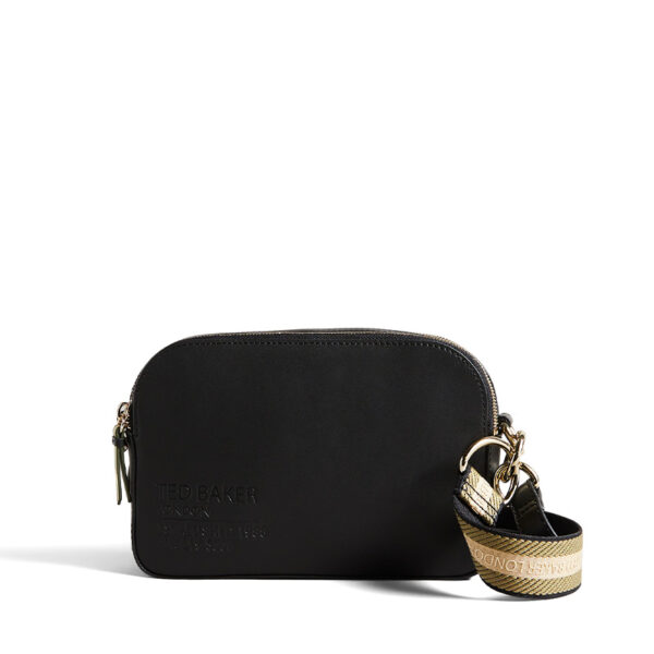 Ted Baker Darcelo Branded Webbing Camera Bag Jet Black