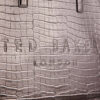 Ted Baker Croccon Croc Detail Large Icon Gunmetal