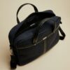 Ted Baker Farlow Wool Document Bag Navy