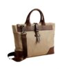 Ted Baker Litle Canvas Laptopbag Naturel