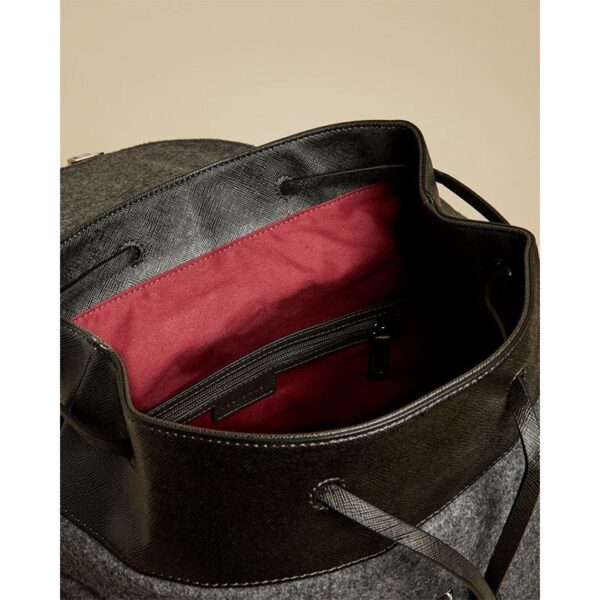 Ted Baker Textee Wool Backpack Grey