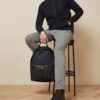 Ted Baker Wool Backpack Navy