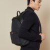 Ted Baker Wool Backpack Navy