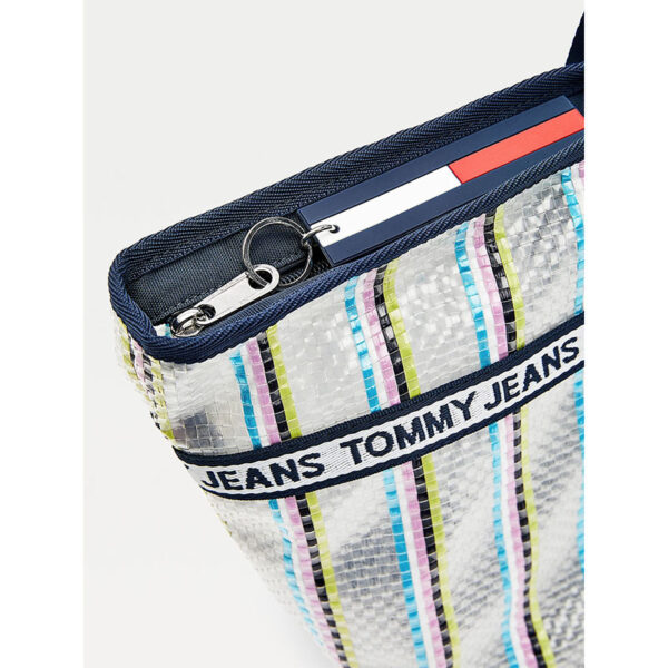 Tommy Hilfiger TJW Mini Logo Tape Tote Weave