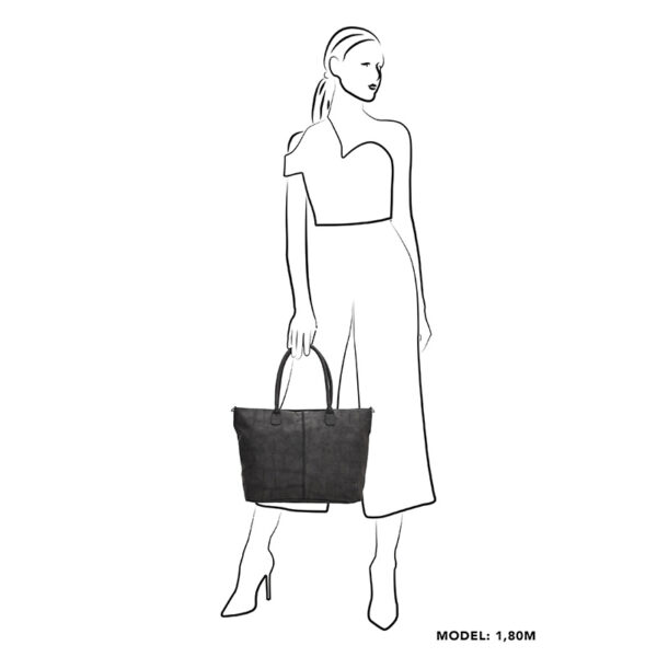 Zebra Mirjam Shopper Zwart