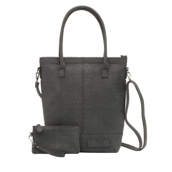 Zebra Trends Natural Bag Kartel XL Rits Croco Camel