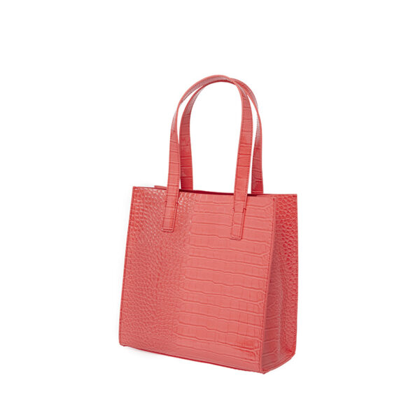 Ted Baker Reptcon Croc Detail Small Icon Coral