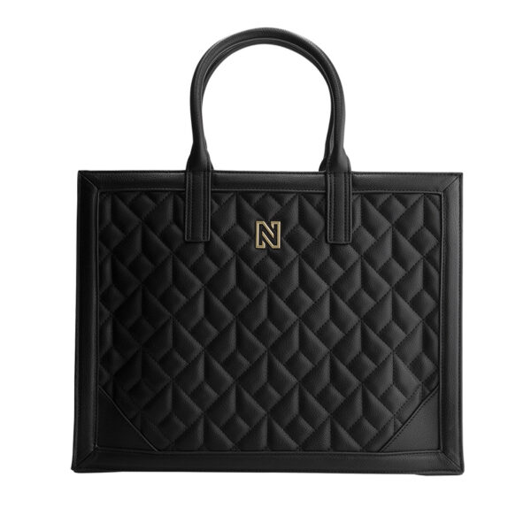 NIKKIE Mayda Quilted Shopper Black