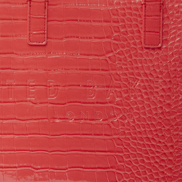Ted Baker Reptcon Croc Detail Small Icon Coral