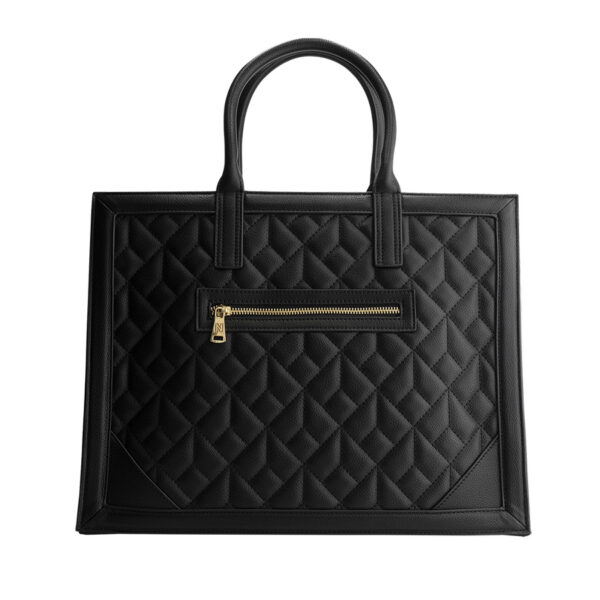 NIKKIE Mayda Quilted Shopper Black