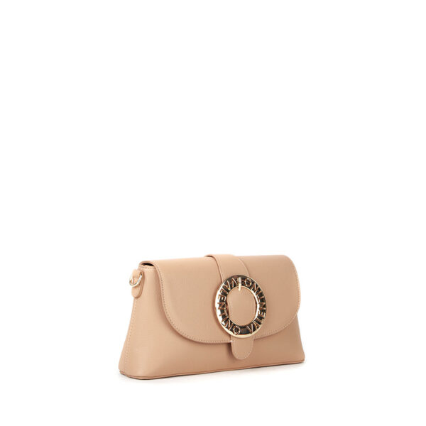 Valentino Bowery Flap Bag Beige