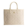 NIKKIE Mayda Quilted Shopper Pearl