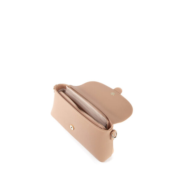 Valentino Bowery Flap Bag Beige