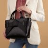Ted Baker Jimsa PU Bow Crossbody Bag Jet Black