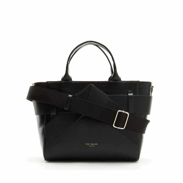 Ted Baker Jimsa PU Bow Crossbody Bag Jet Black