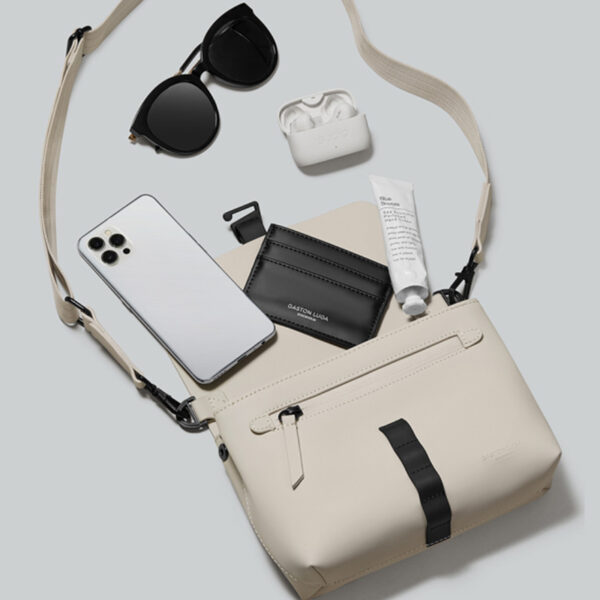 Gaston Luga Spläsh Crossbody Bag - Cloud Cream