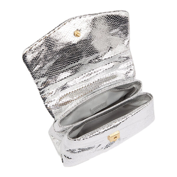 Josh V Nona Crossbody Tas Silver Metallic