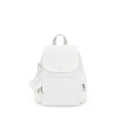 Kipling City Zip Mini Backpack Pure Alabaster