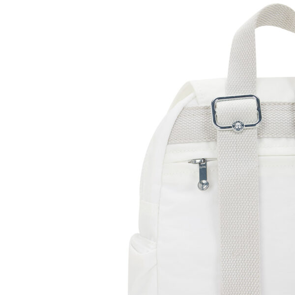 Kipling City Zip Mini Backpack Pure Alabaster