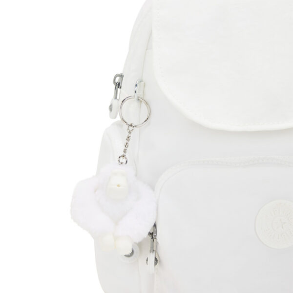 Kipling City Zip Mini Backpack Pure Alabaster