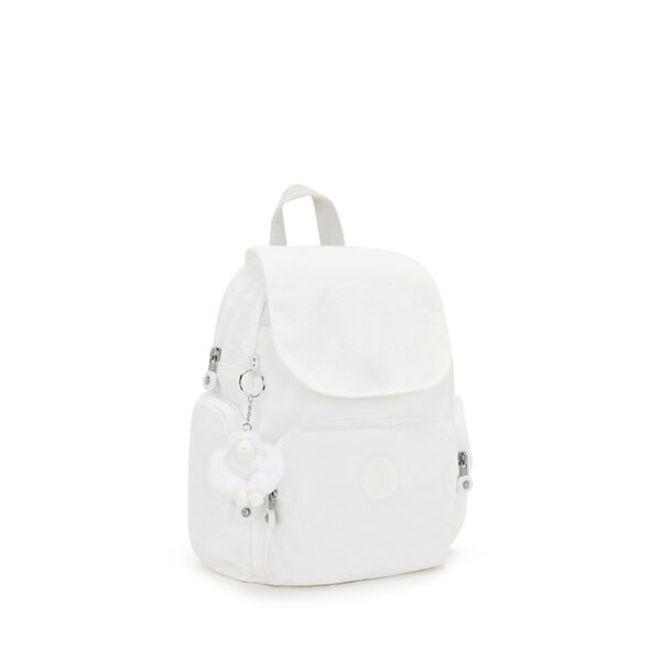 Kipling City Zip Mini Backpack Pure Alabaster