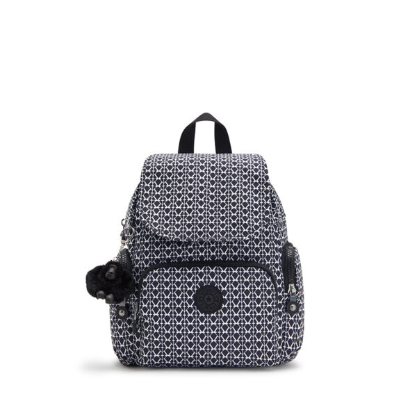 Kipling City Zip Mini Backpack Signature Print