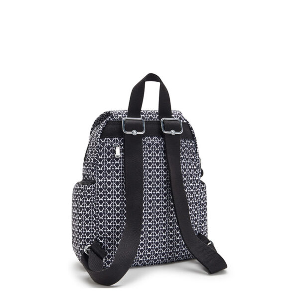 Kipling City Zip Mini Backpack Signature Print