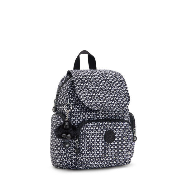 Kipling City Zip Mini Backpack Signature Print