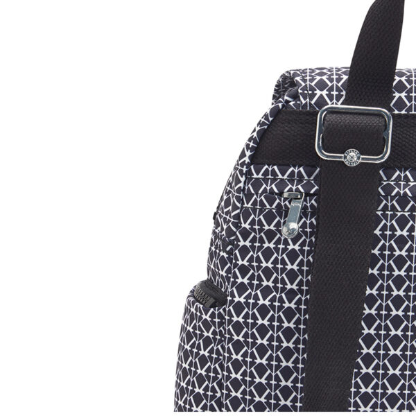 Kipling City Zip Mini Backpack Signature Print